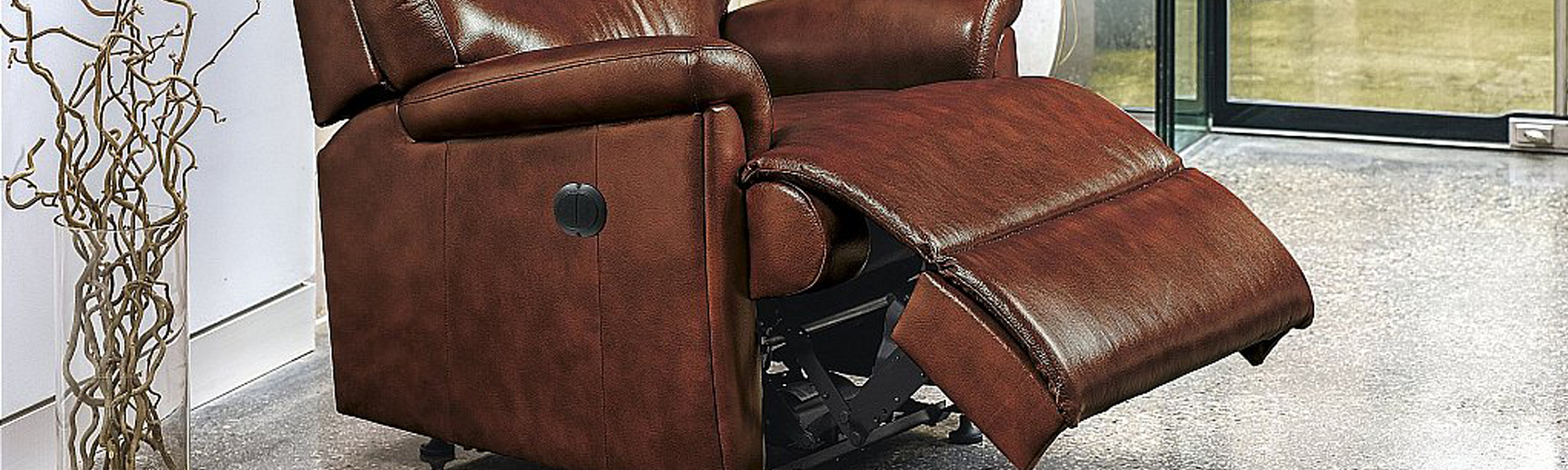 Leather Manual Recliner Chairs
