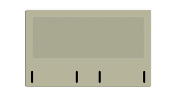 Double Shallow Headboard