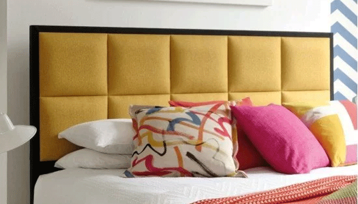 Small Double Euro Slim Headboard