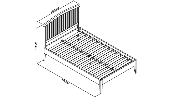 Small Double Bedstead