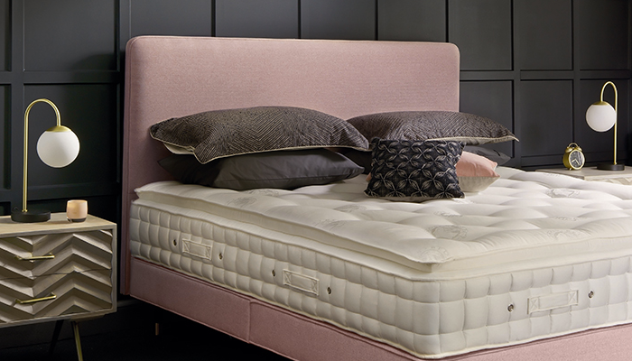 Small Double Euro Slim Headboard