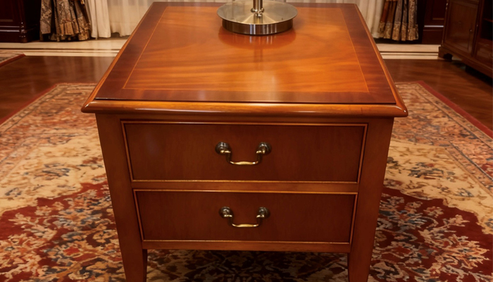 Mellow Mahogany Lamp Table