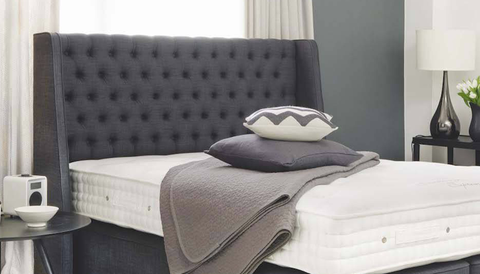 Double Euro Slim Headboard